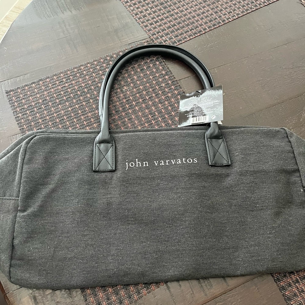 John Varvatos weekender bag. New with tags.